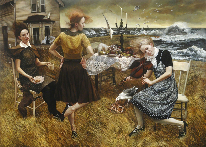 The Cape Andrea Kowch (1986 – ) Acrylic on canvas, 2012